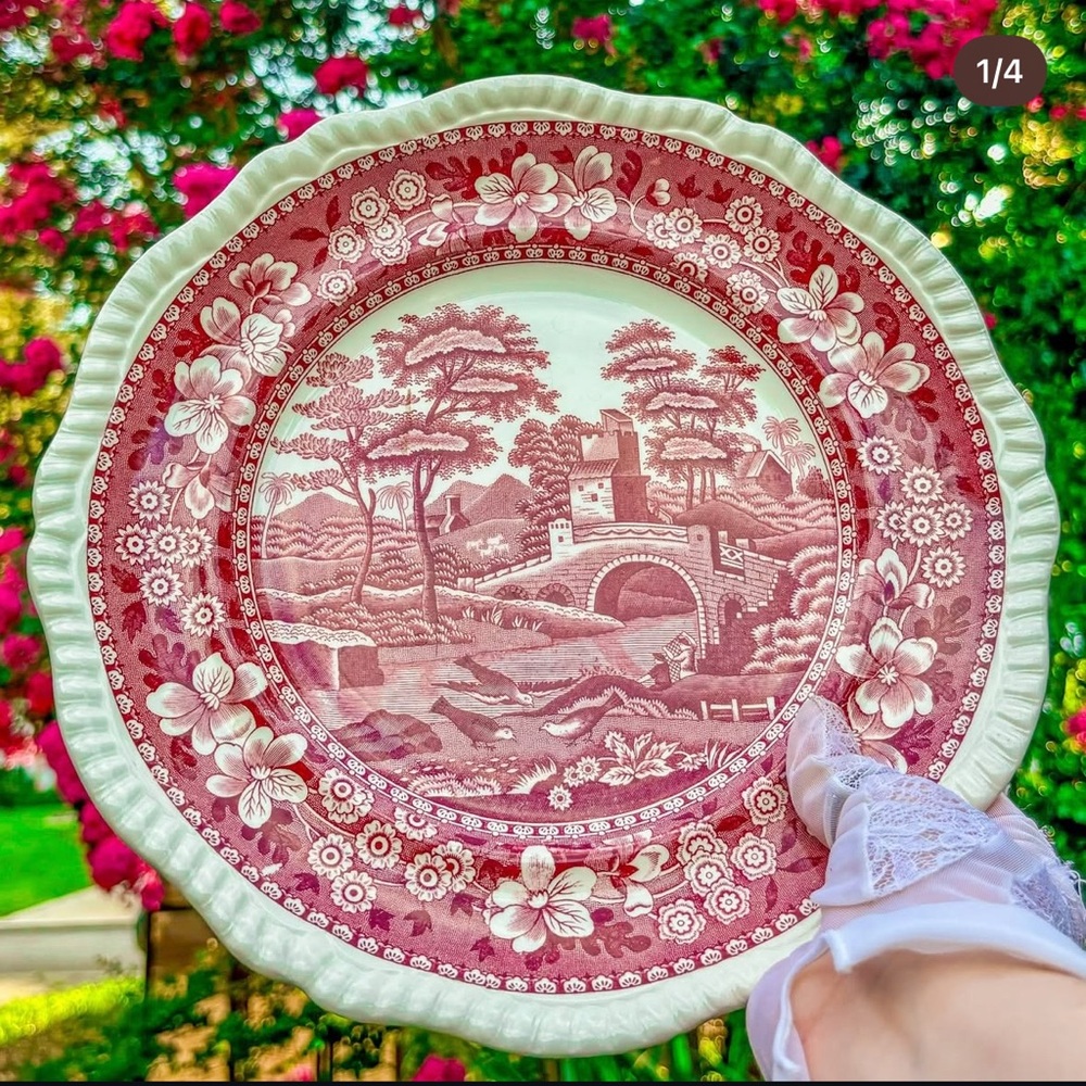 Vintage fine china plate~ From England~